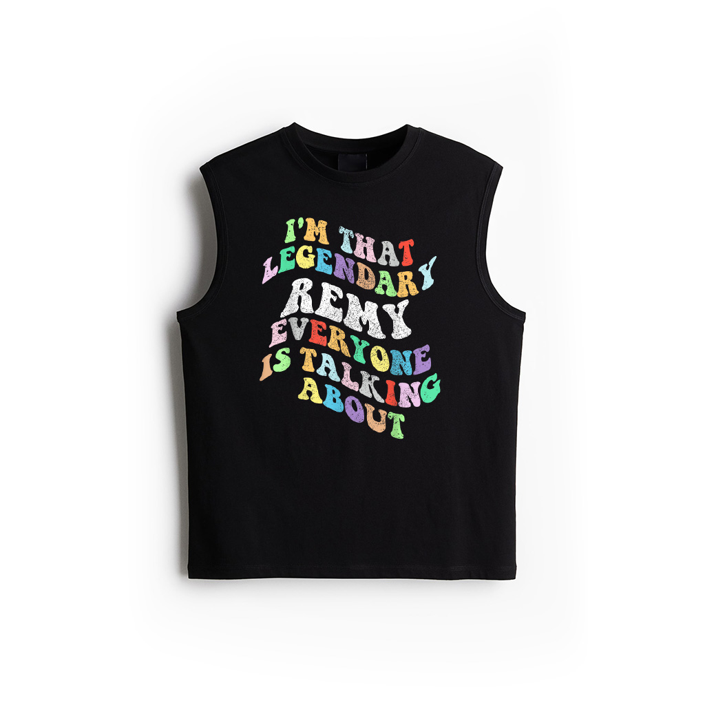 Retro Groovy Remy Personal First Name Funny Mothers Day Tank Top