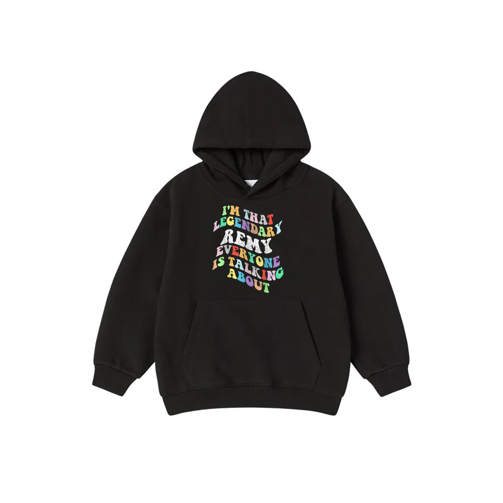 Retro Groovy Remy Personal First Name Funny Mothers Day Hoodie