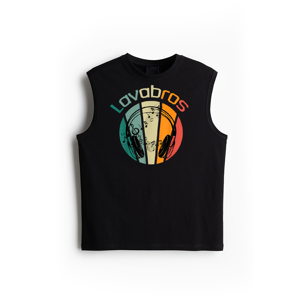 Retro Headphones Music Lover Vintage Music Vibes Studio Tank Top