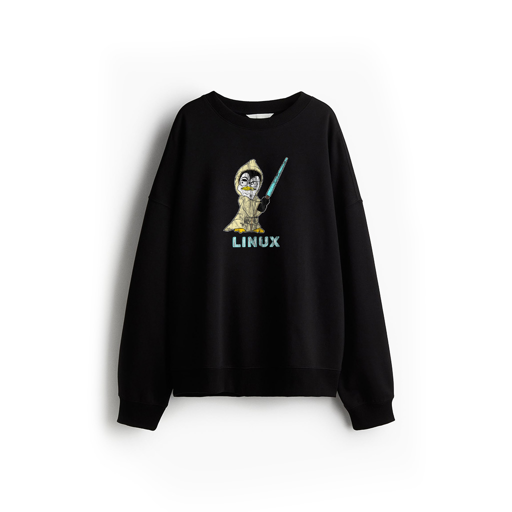 Retro Linux Penguin For Linux Admin And Hacker Sweatshirt 21-07-2025