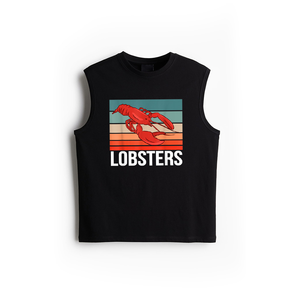 Retro Lobster Lover Design Lobster Vintage Lobster Tank Top