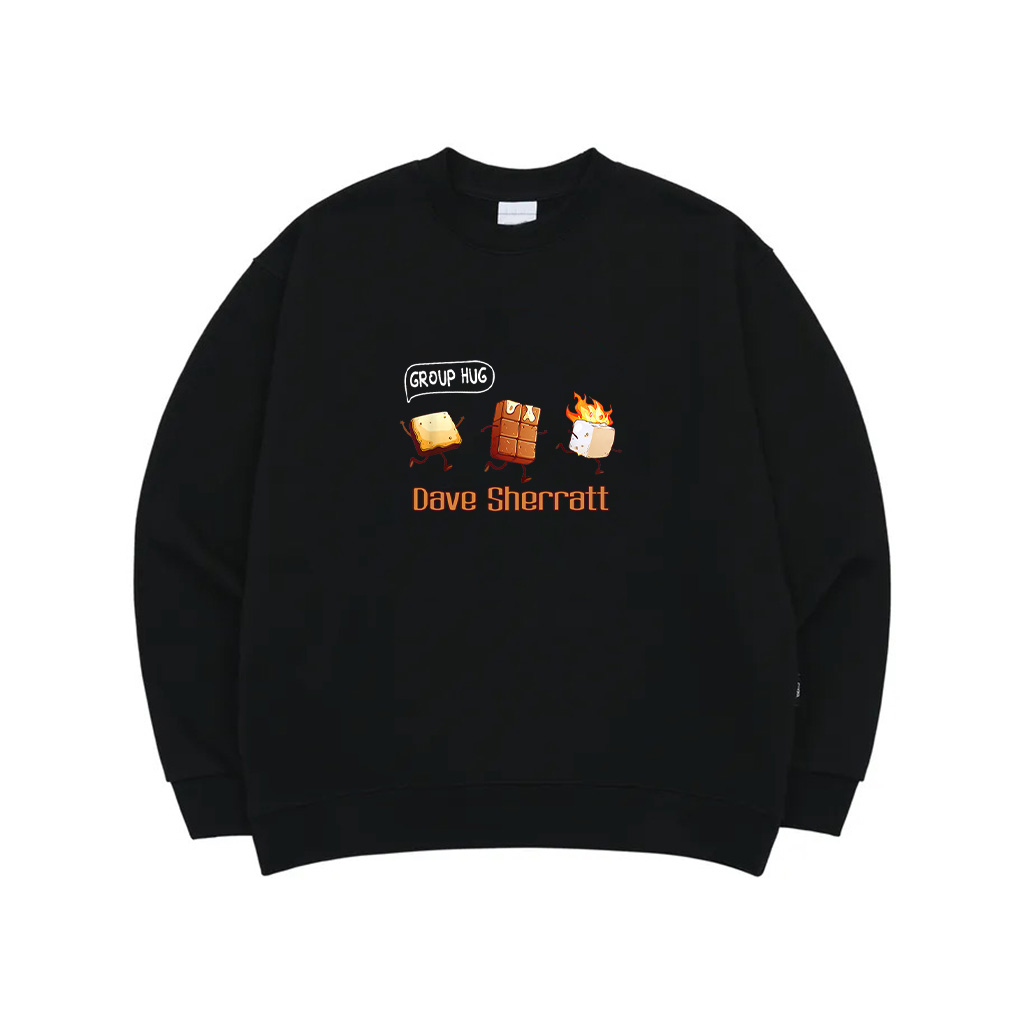 Retro Nature Camping Colorful Funny Fastfood Cute Camper Sweatshirt
