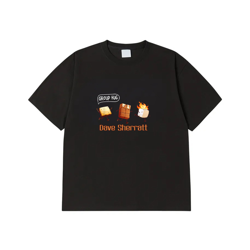 Retro Nature Camping Colorful Funny Fastfood Cute Camper T-Shirt