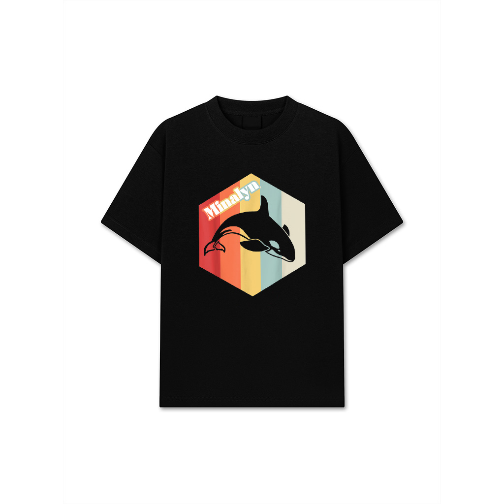 Retro Orca Animal Vintage Killer Whale T-Shirt