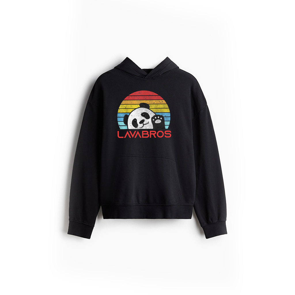 Retro Panda Cute Panda Bear Vintage Zookeeper Zoo Family Fan Hoodie
