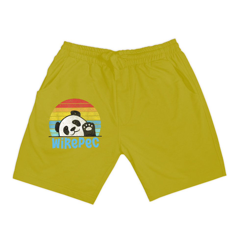 Retro Panda Cute Panda Bear Vintage Zookeeper Zoo Family Fan Shorts - Image 4