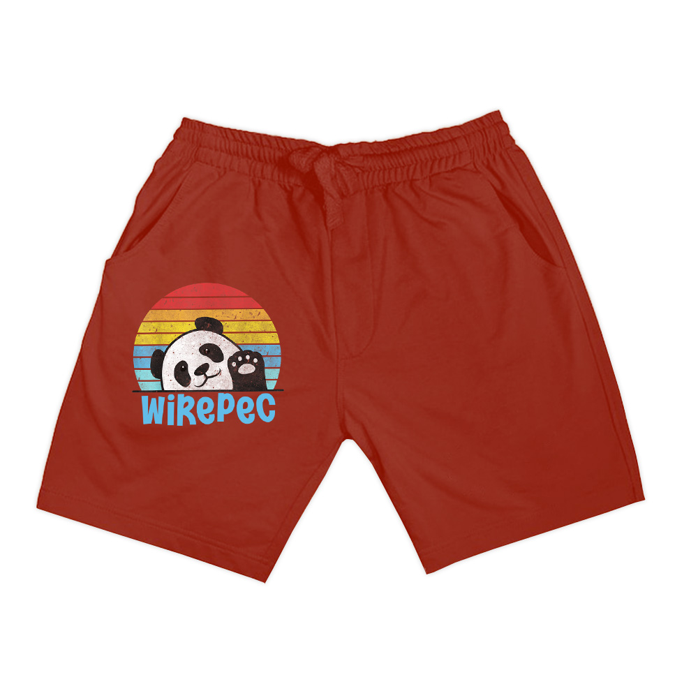 Retro Panda Cute Panda Bear Vintage Zookeeper Zoo Family Fan Shorts - Image 5