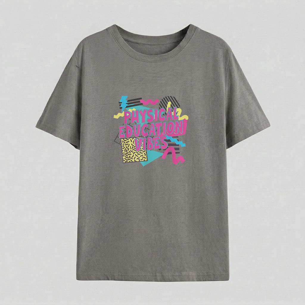 Retro Physical Education Vibes Gym Teacher Phys Ed Teacher Men Women T Shirt - Image 4