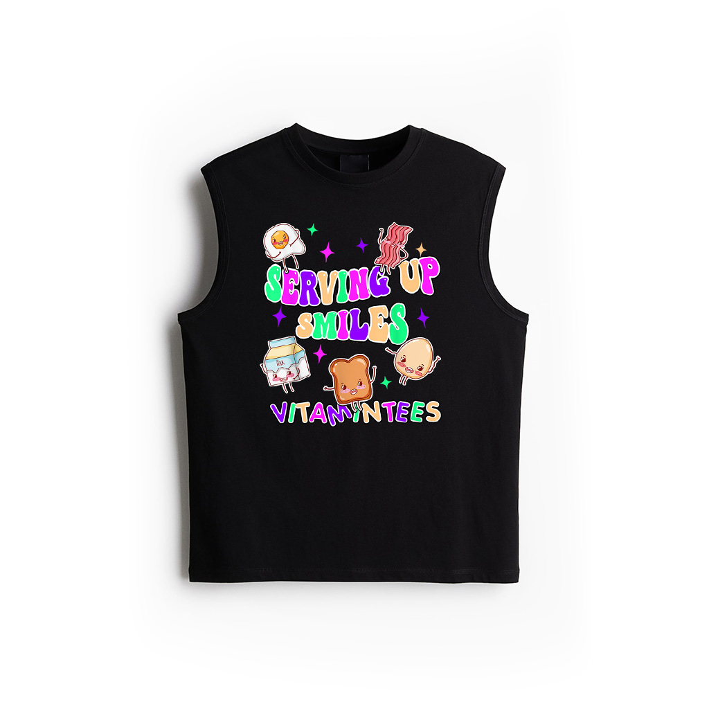 Retro Serving Smiles Shirt Lunch Lady Lunchlady Tank Top