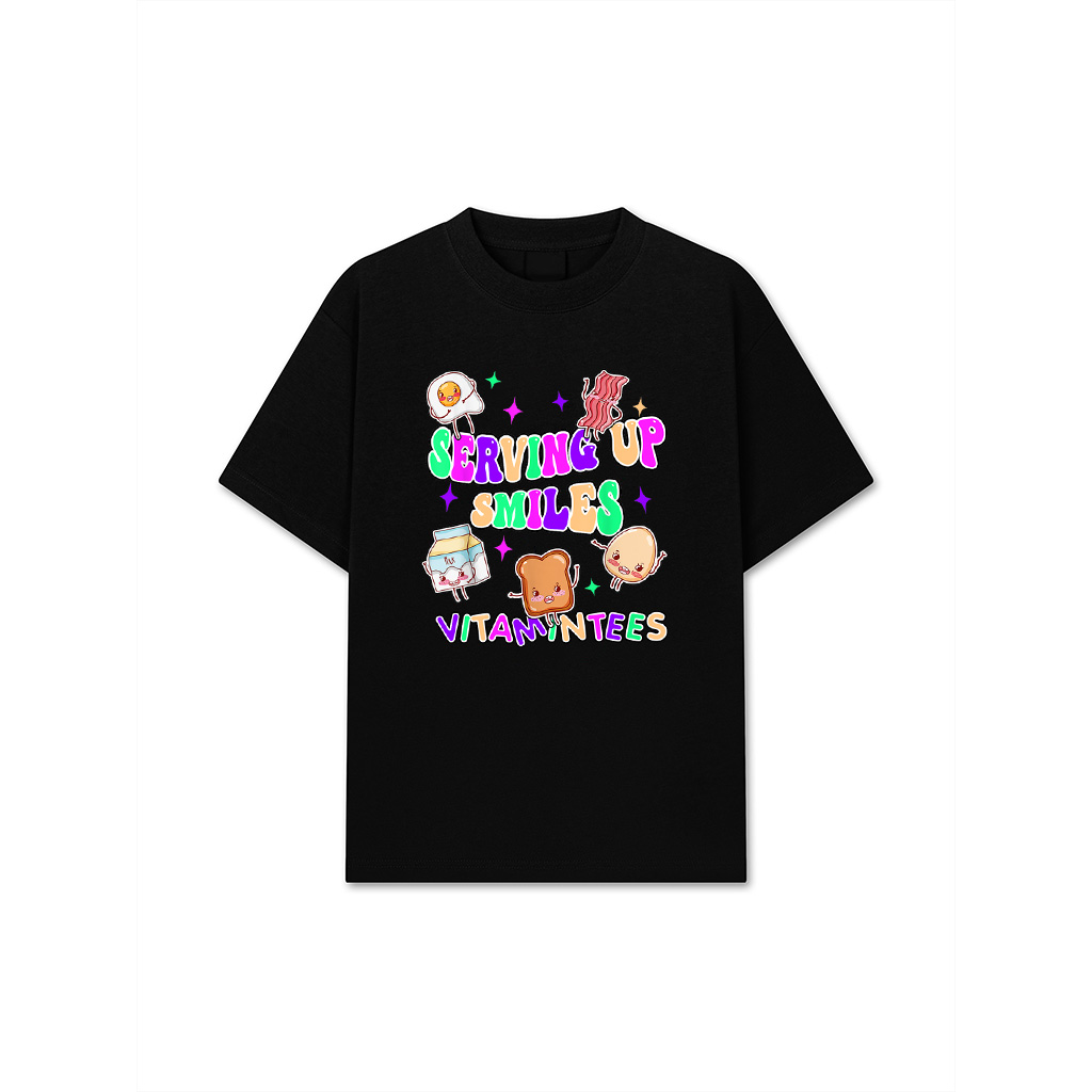 Retro Serving Smiles Shirt Lunch Lady Lunchlady T-Shirt