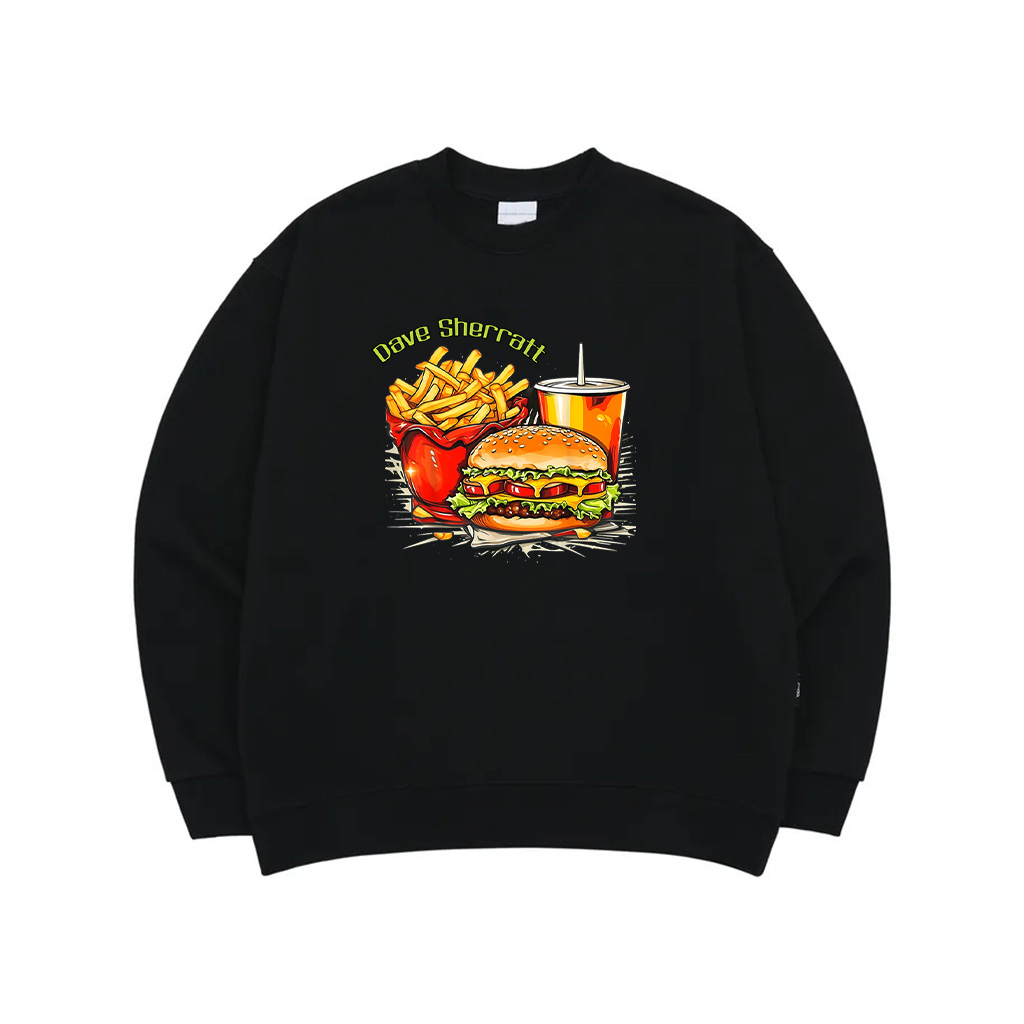 Retro Style Fast Food Sweatshirt