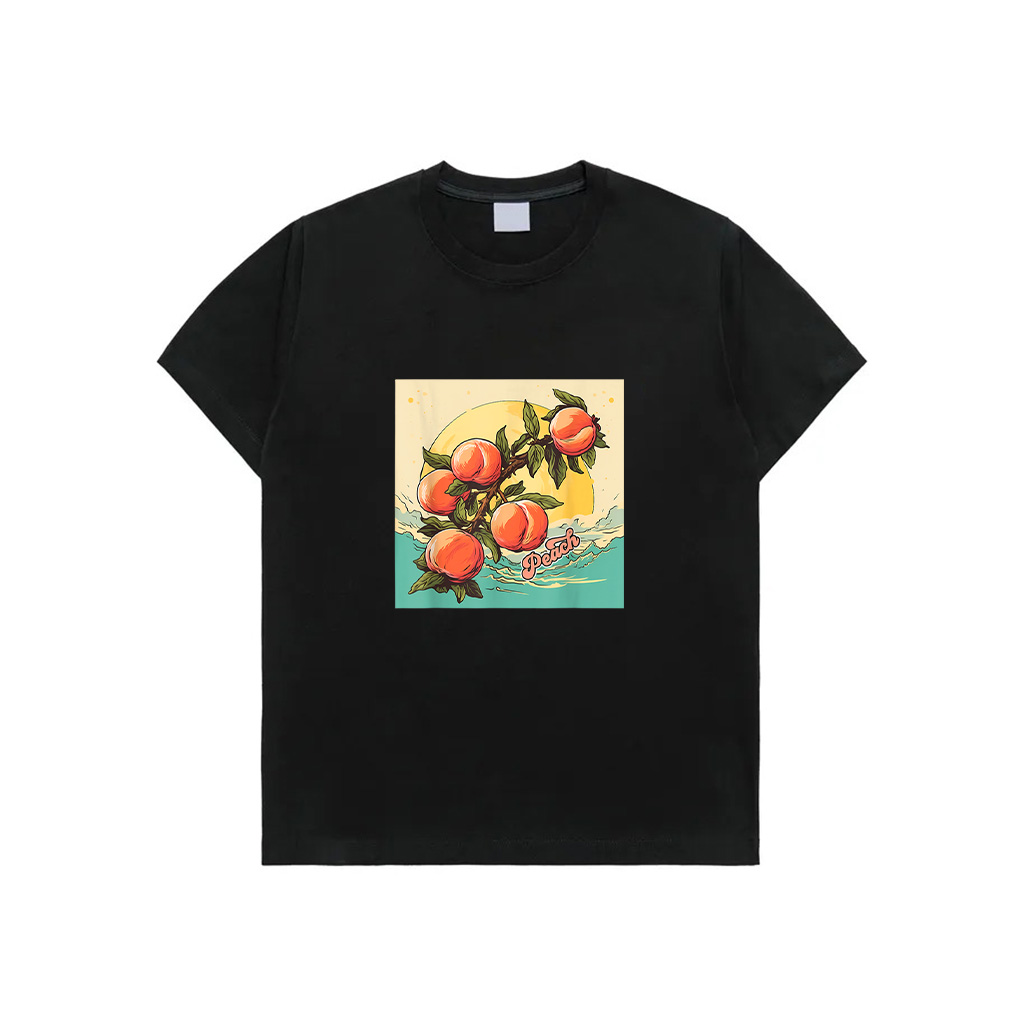 Retro Style Peach T-Shirt
