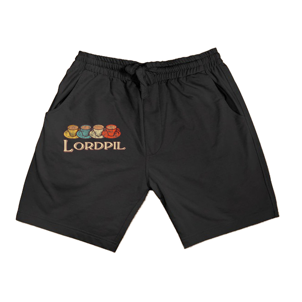 Retro Style Vintage Coffee, Coffee Lover, Coffee Cups Shorts