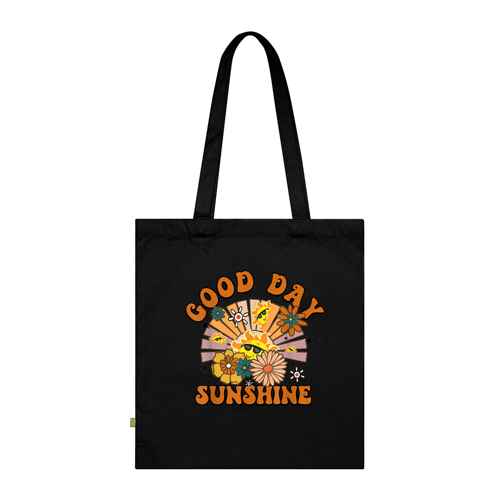 Retro Sunshine Cute Floral Good Day Sunshine Tote Bag