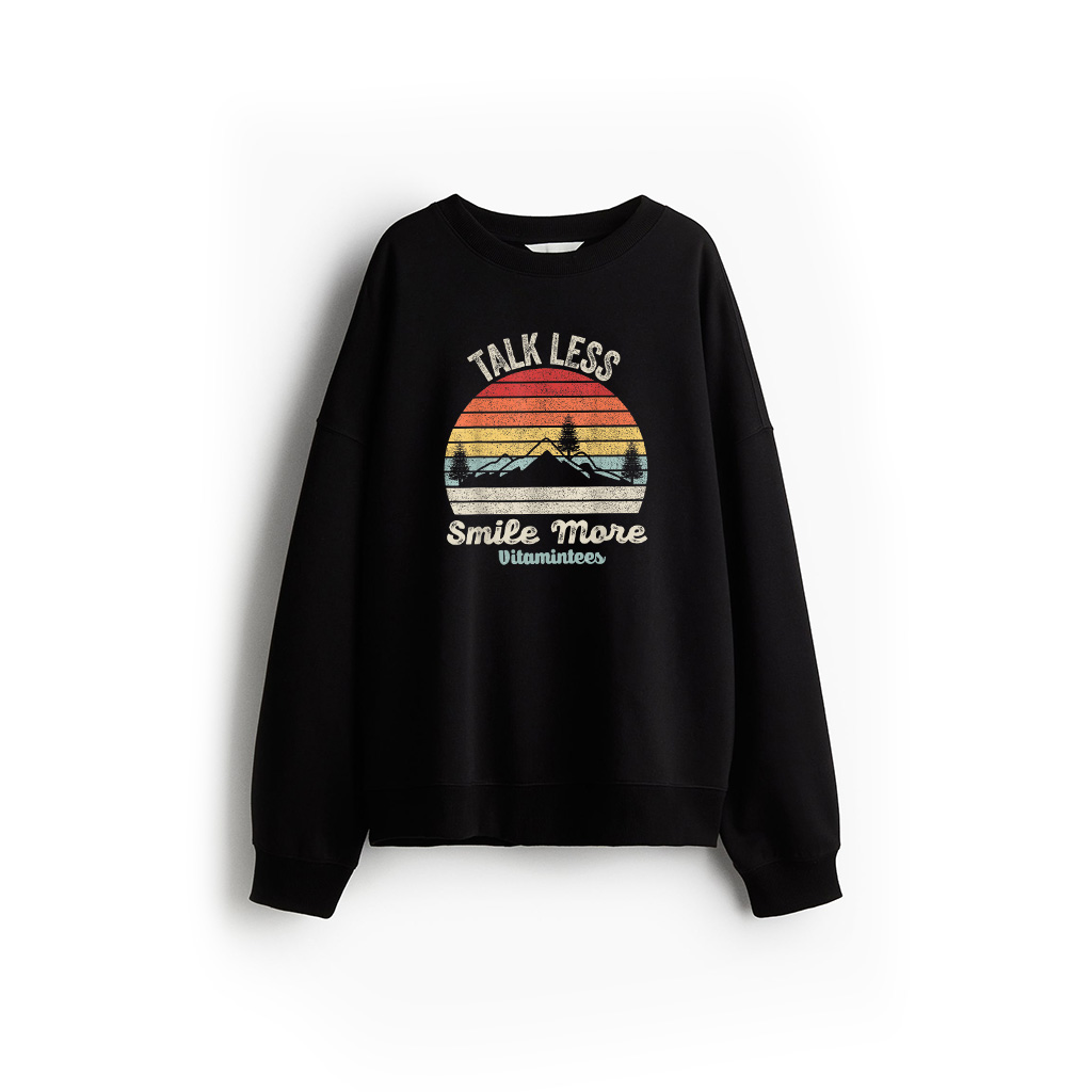 Retro Talk Less Smile More Shirt Historic Hamilton Quote Sweatshirt