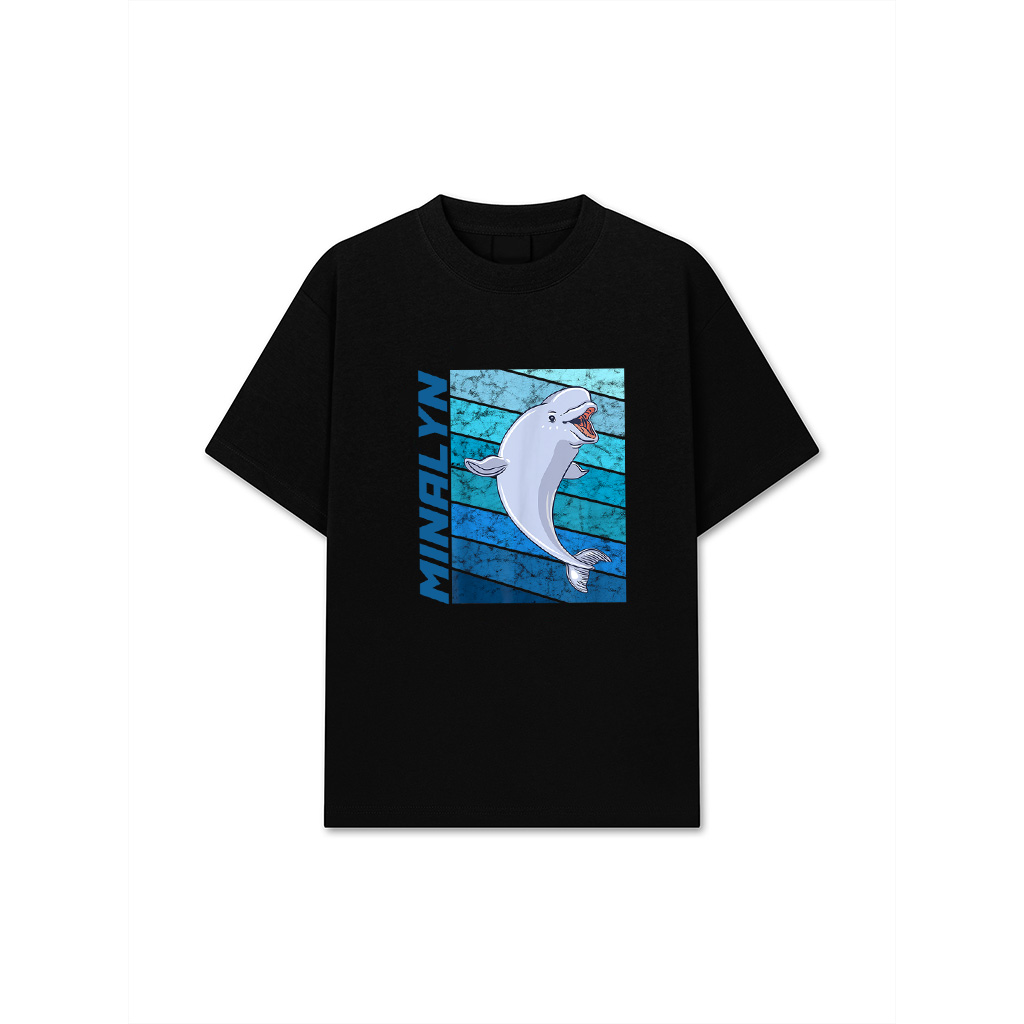 Retro Vintage Beluga Whale Ocean Mammals White Whale T-Shirt