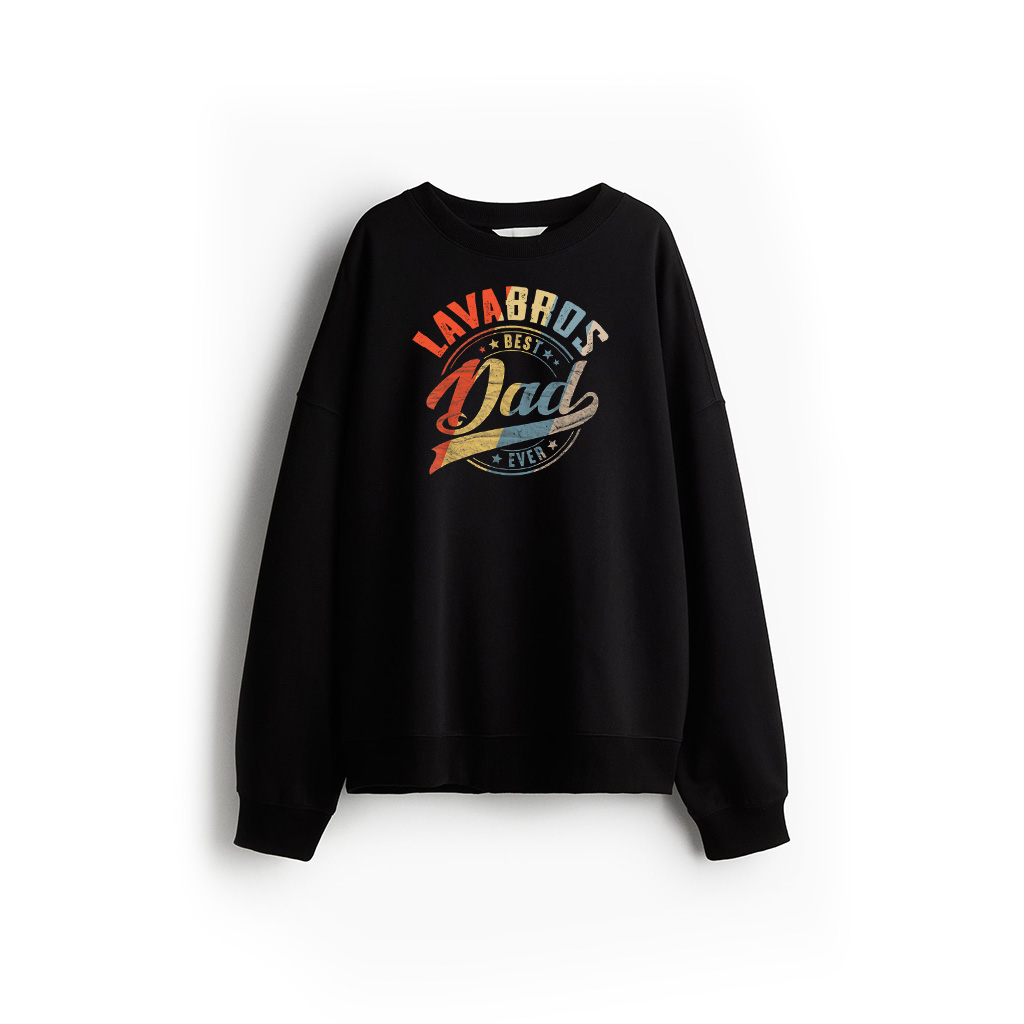 Retro Vintage Best Dad Ever Father Daddy Father's Day Gift Sweatshirt