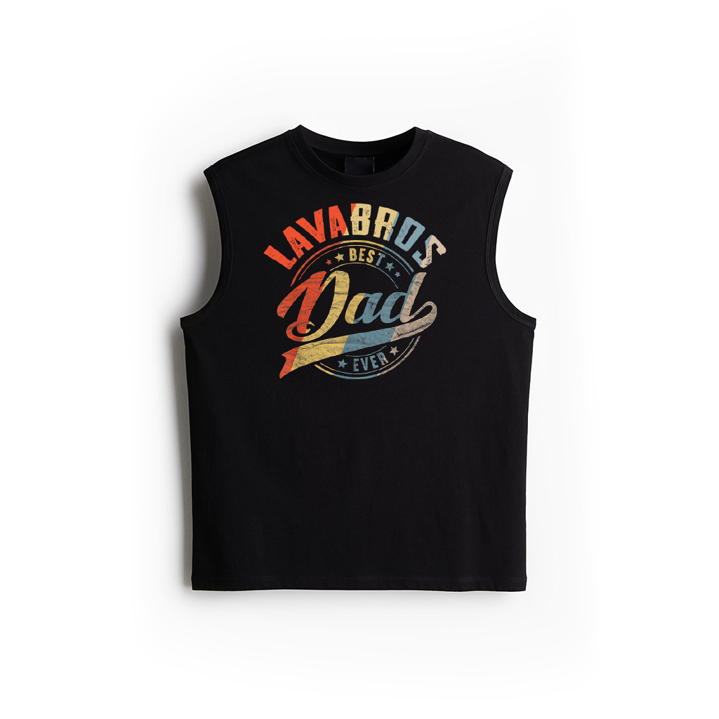 Retro Vintage Best Dad Ever Father Daddy Father's Day Gift Tank Top