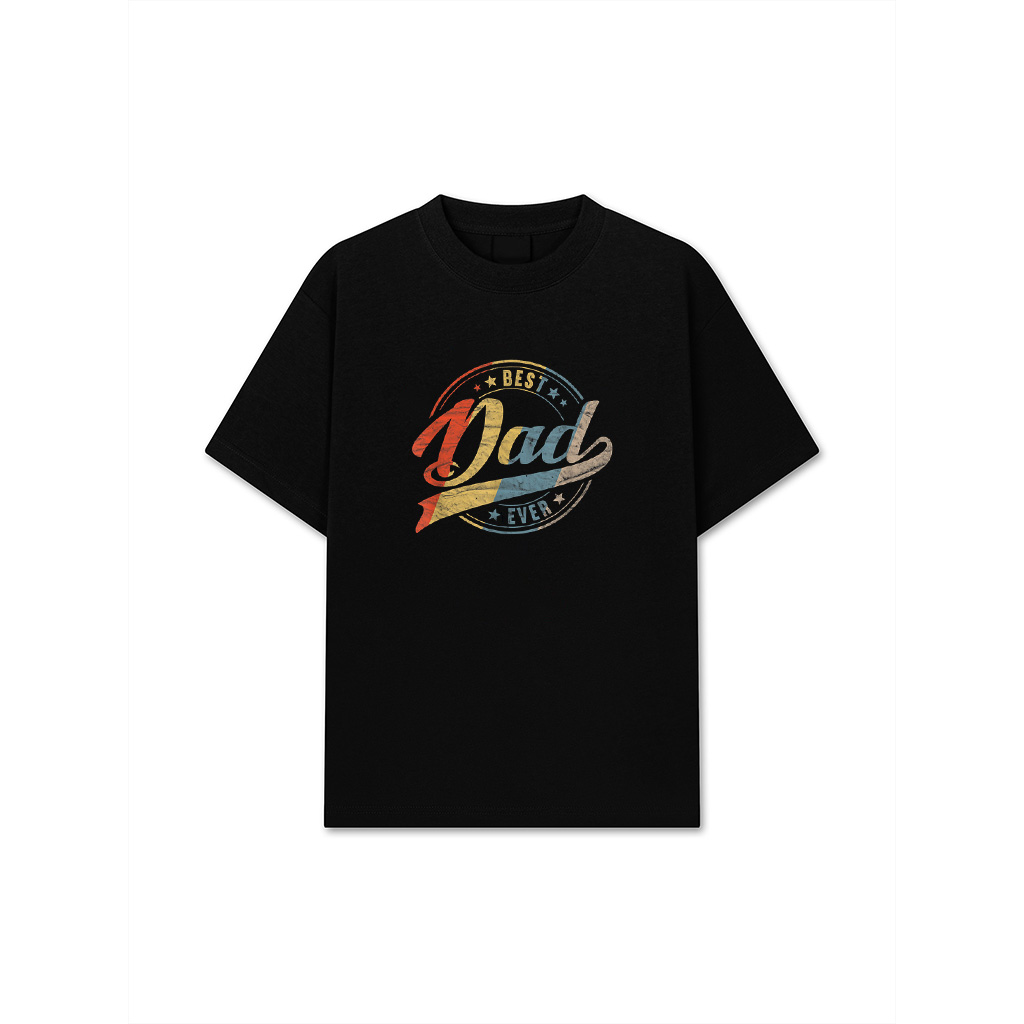 Retro Vintage Best Dad Ever Father Daddy Father's Day Gift T-Shirt