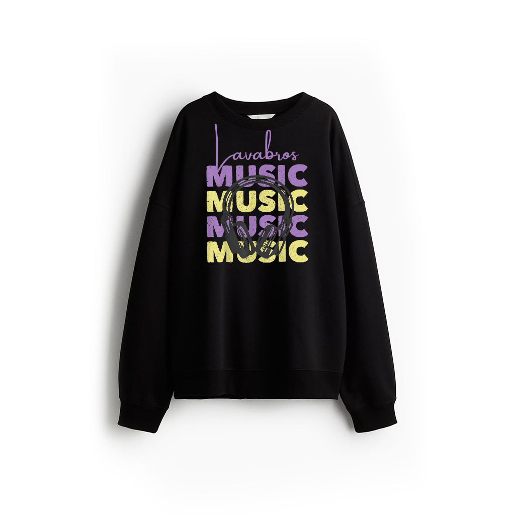 Retro Vintage Electronic Music Lover DJ Retro Headphones Sweatshirt