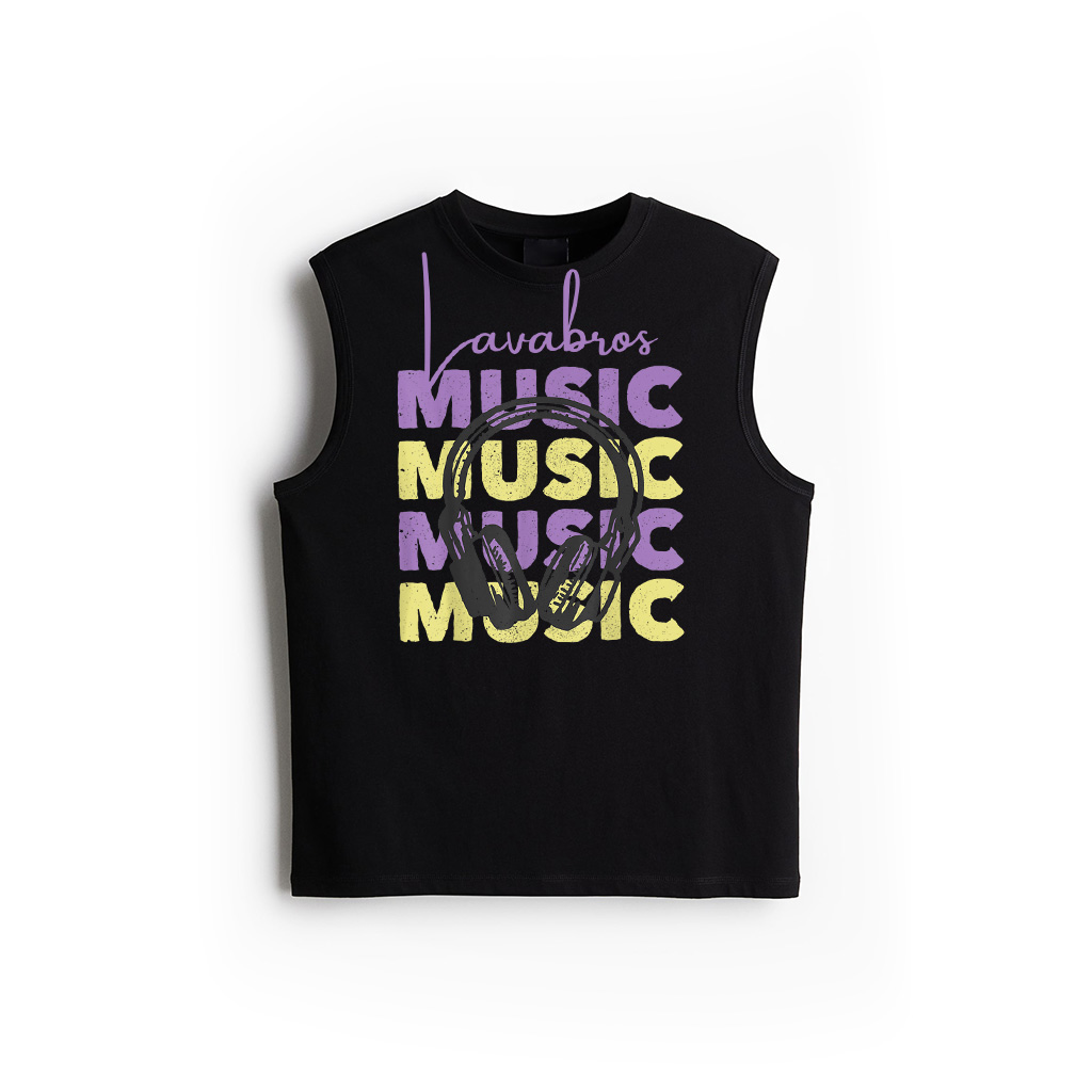 Retro Vintage Electronic Music Lover DJ Retro Headphones Tank Top