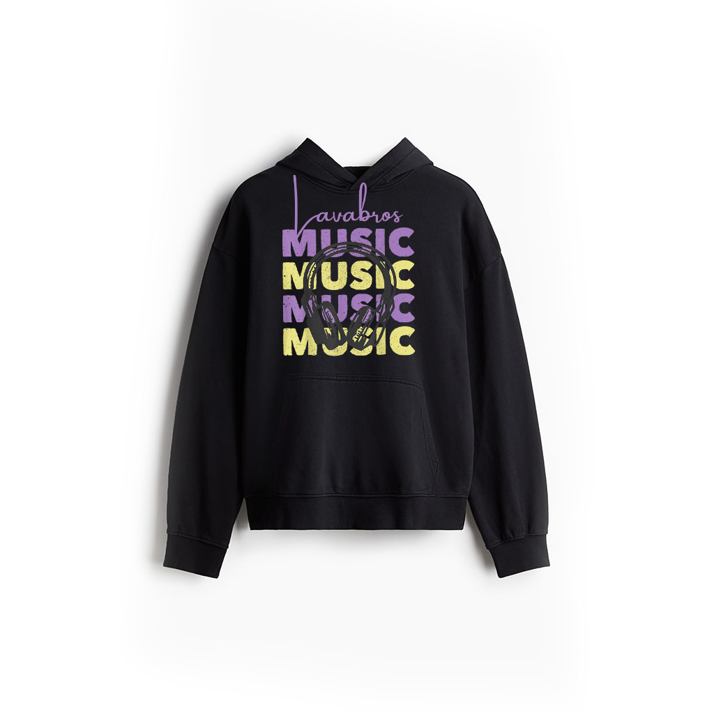 Retro Vintage Electronic Music Lover DJ Retro Headphones Hoodie