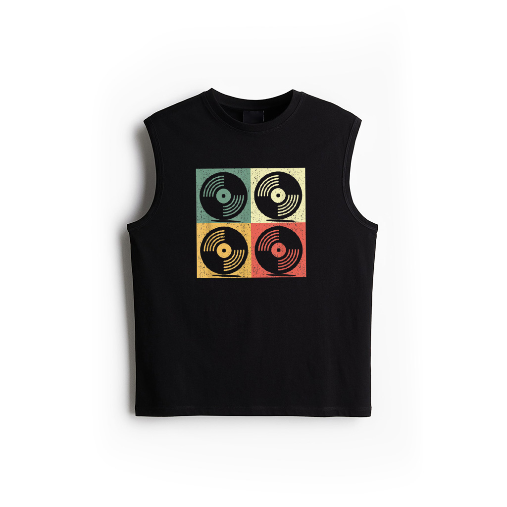 Retro Vinyl Record Vintage Vinyls LP Record Tank Top