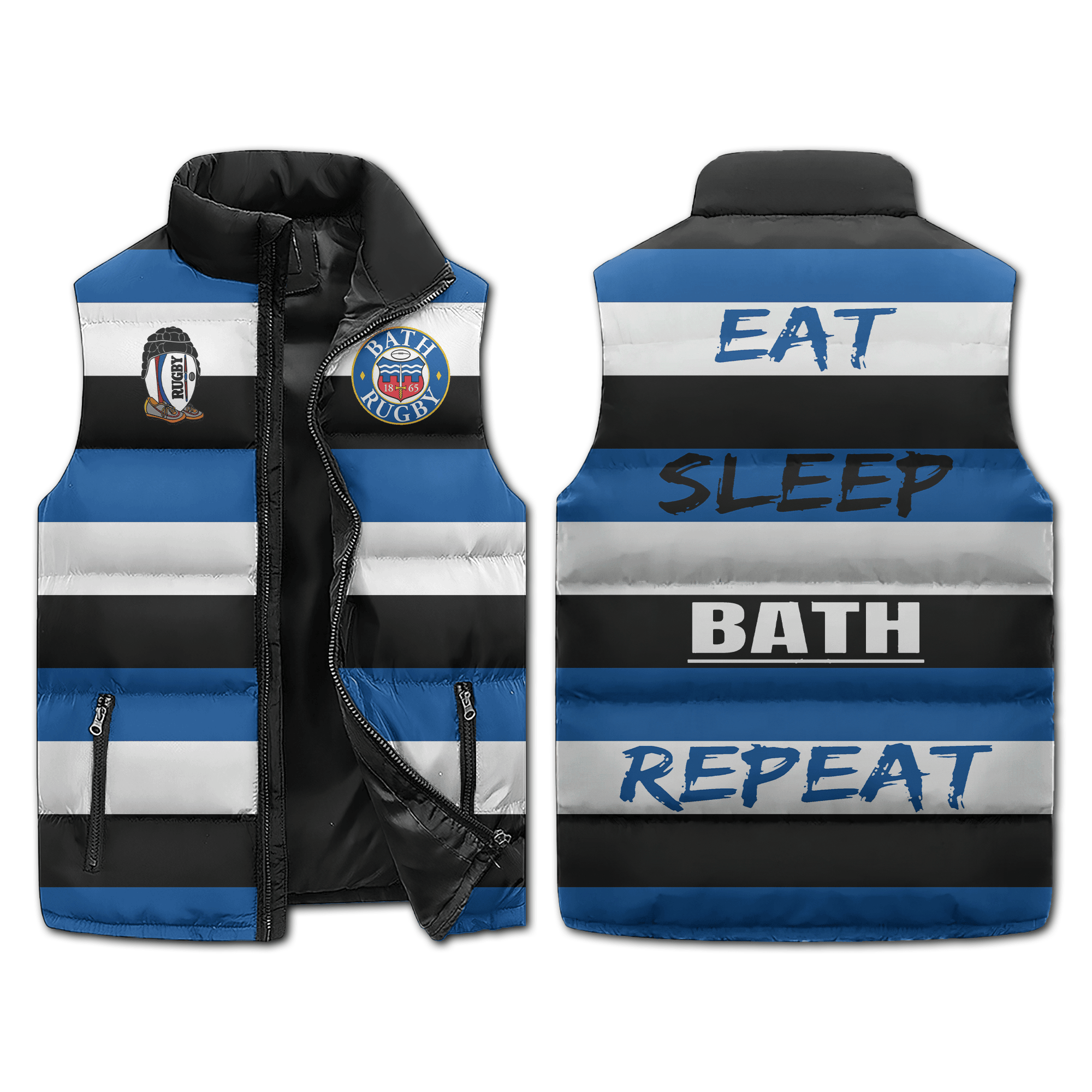 Rugby Addicts Sleeveless Puffer Jacket