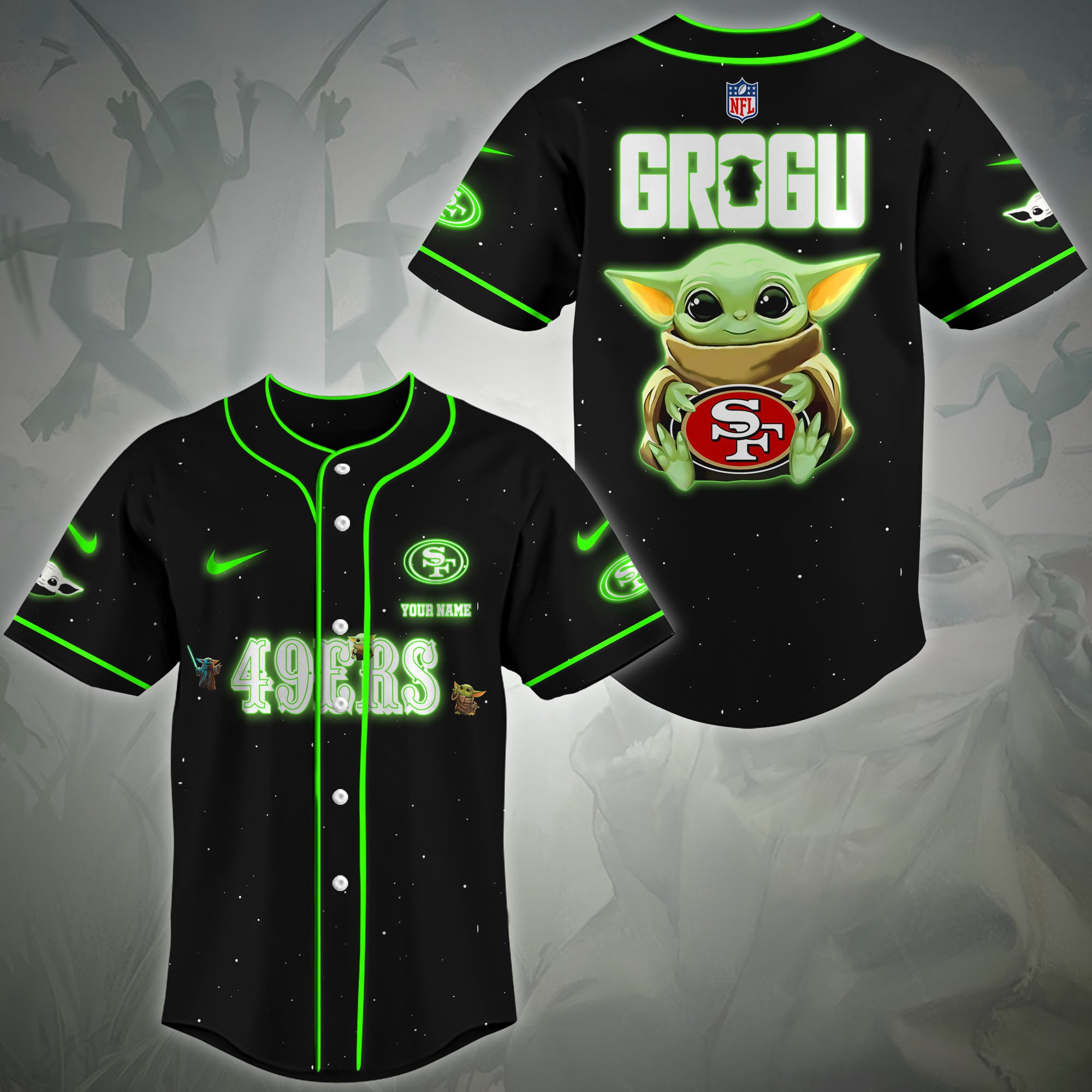 San Francisco 49Ers Baseball Shirt Custom Name, Sport Team Shirt, Sport Gifts