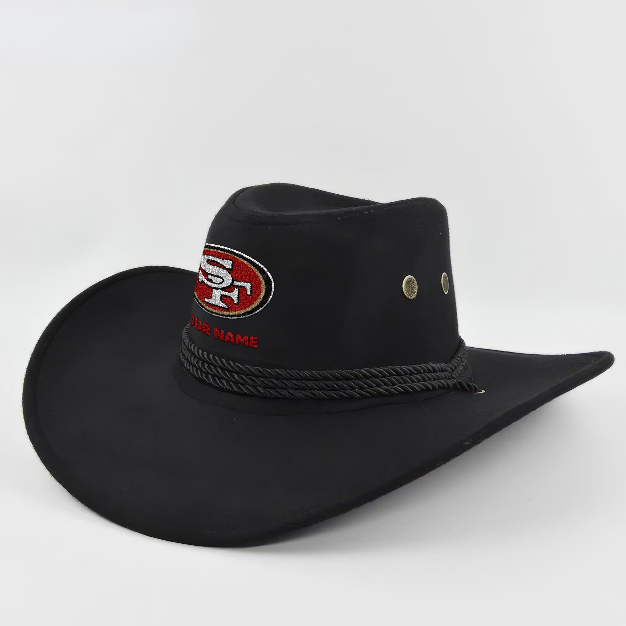 San Francisco 49Ers Cowboy Hat Custom Your Name, Gifts For Fan