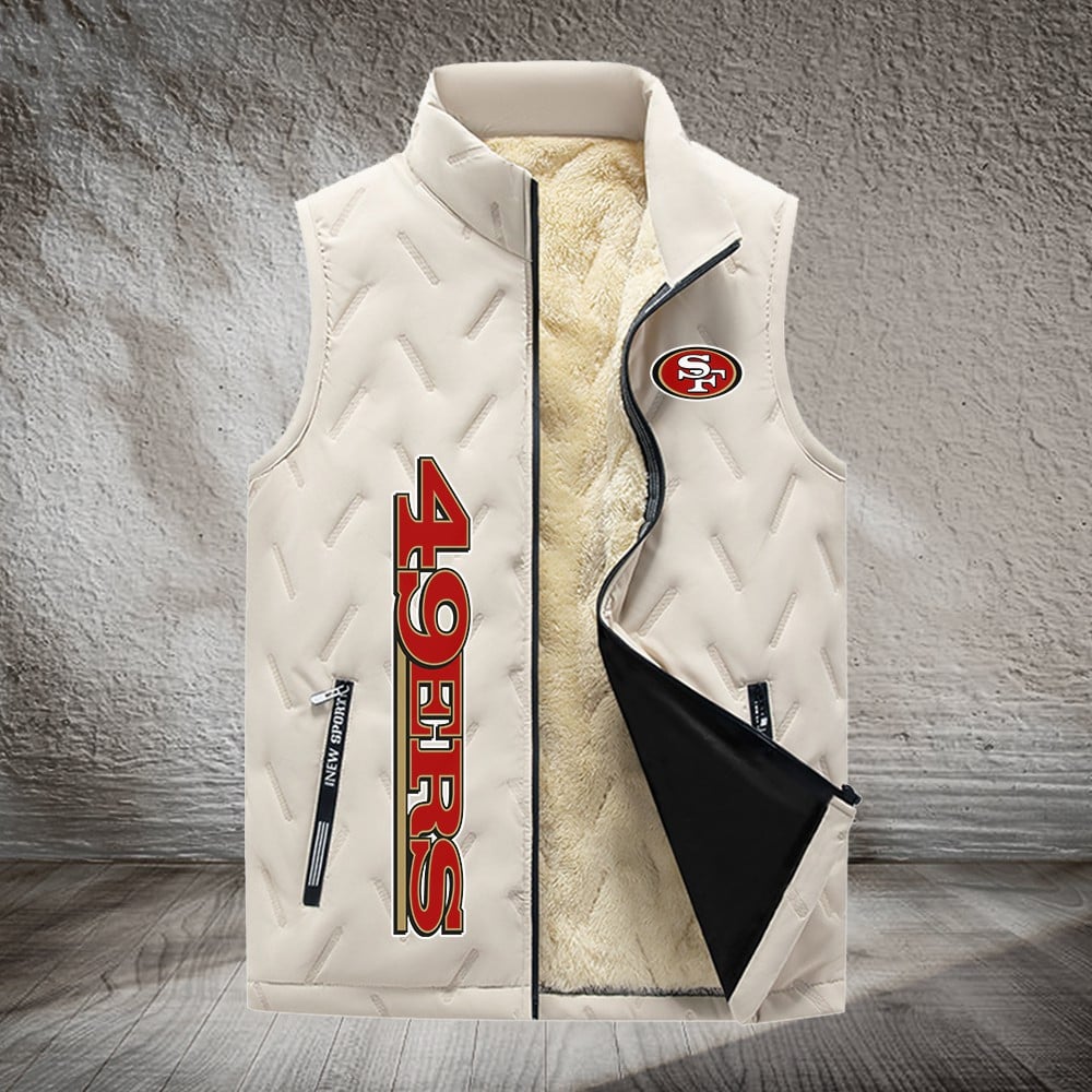 San Francisco 49Ers NFL Personalized Puffer Jacket For Fan
