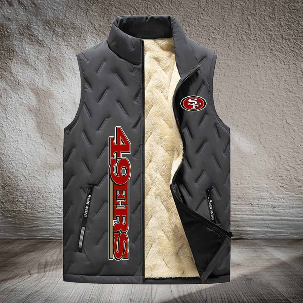 San Francisco 49Ers NFL Personalized Puffer Jacket For Fan