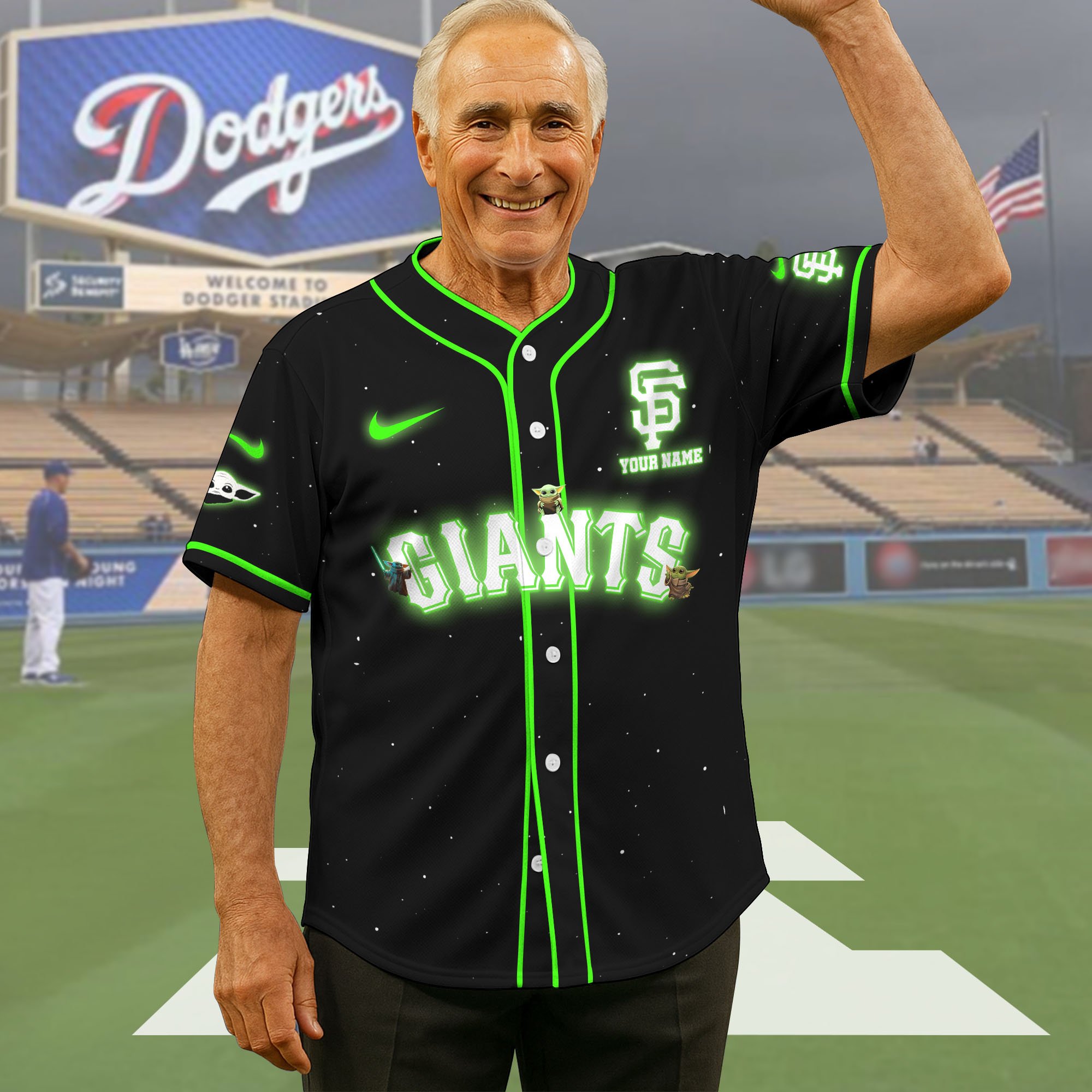 San Francisco Giants Baseball Shirt X Baby Yoda Custom Name , Baseball Jersey Editions Limited 2025, Sport Shirts, Gift For Fans
