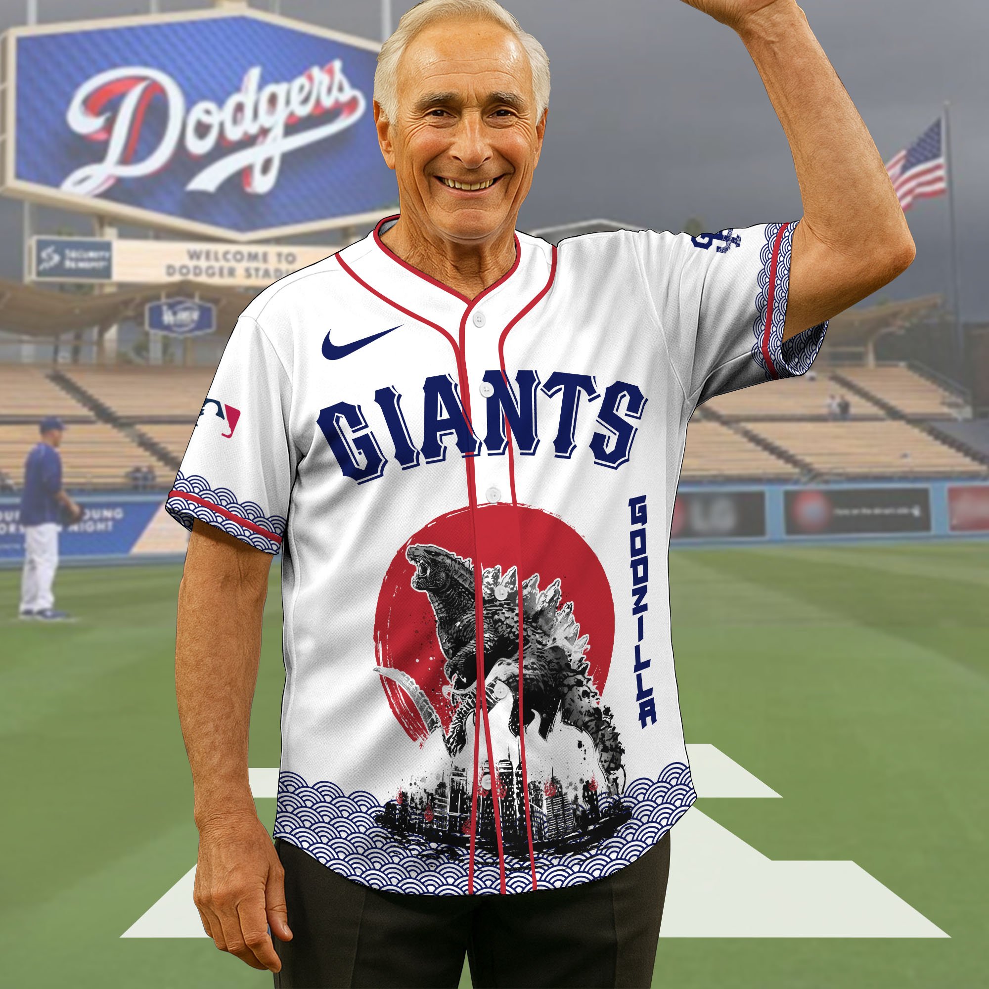 San Francisco Giants Baseball Shirt X Godzilla, Baseball Jersey Editions Limited 2025, Sport Team Shirts, Sport Gifts