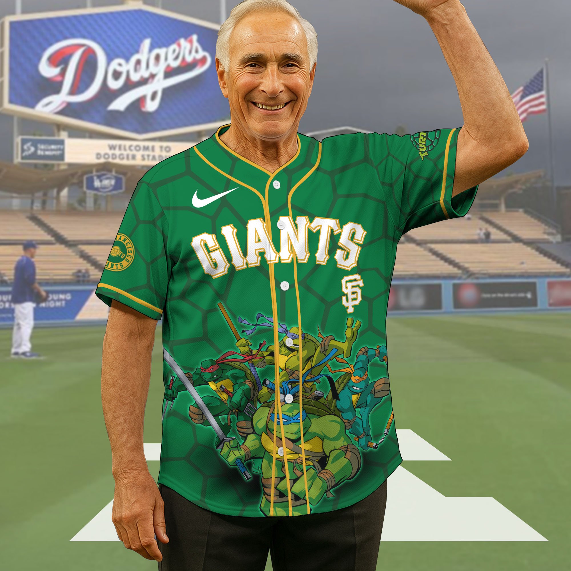 San Francisco Giants Baseball Shirt X Teenage Mutant Ninja Turtles , Baseball Jersey Editions Limited 2025, Baseball Shirt For Sport Fan, Gift Sport
