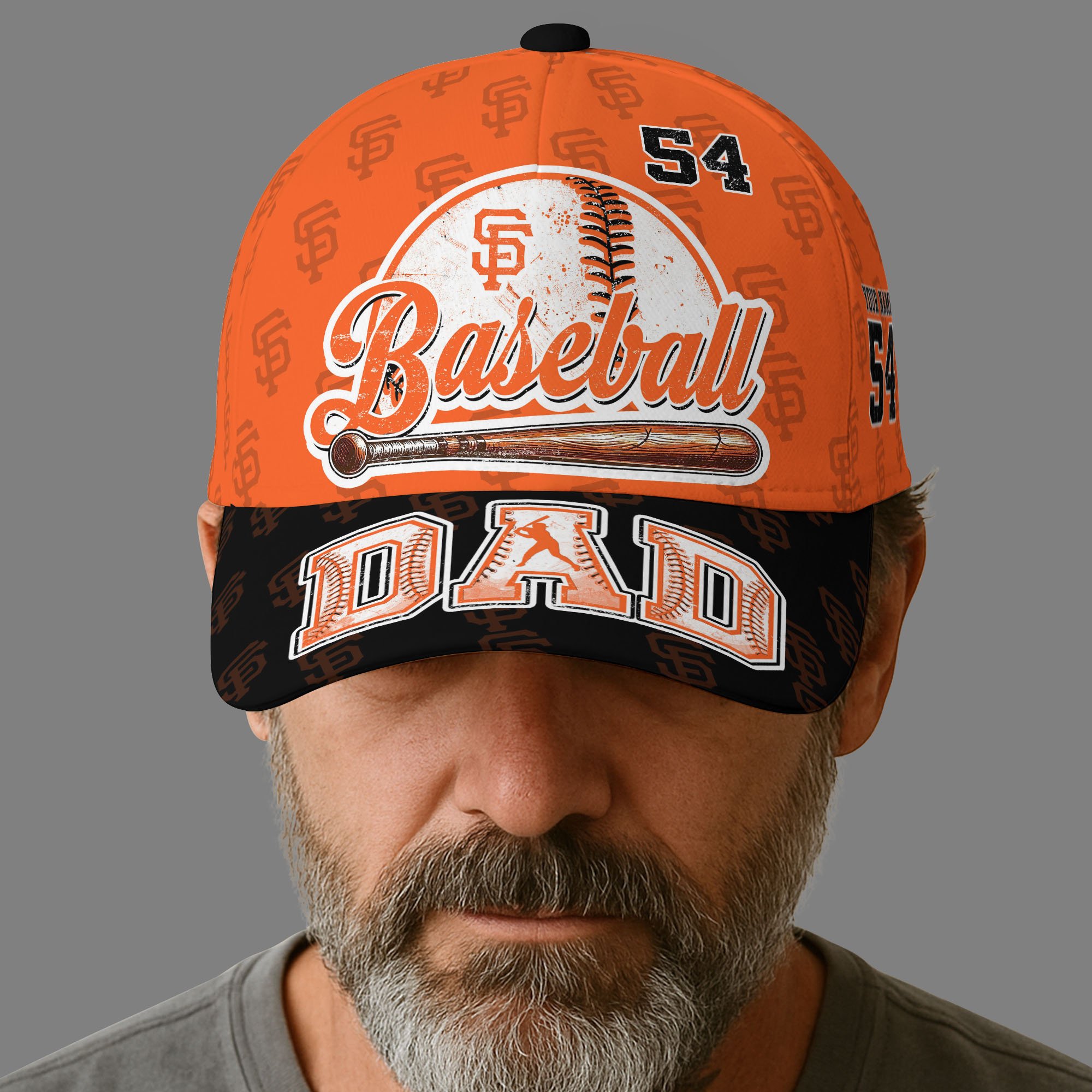 San Francisco Giants Cap Custom Name And Number, Sport Cap For Fan, Fathers Day Gifts