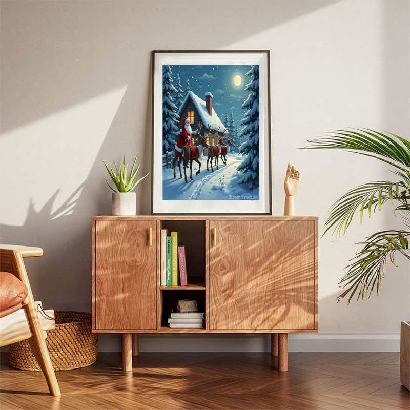 Santa's Winter Residence Poster