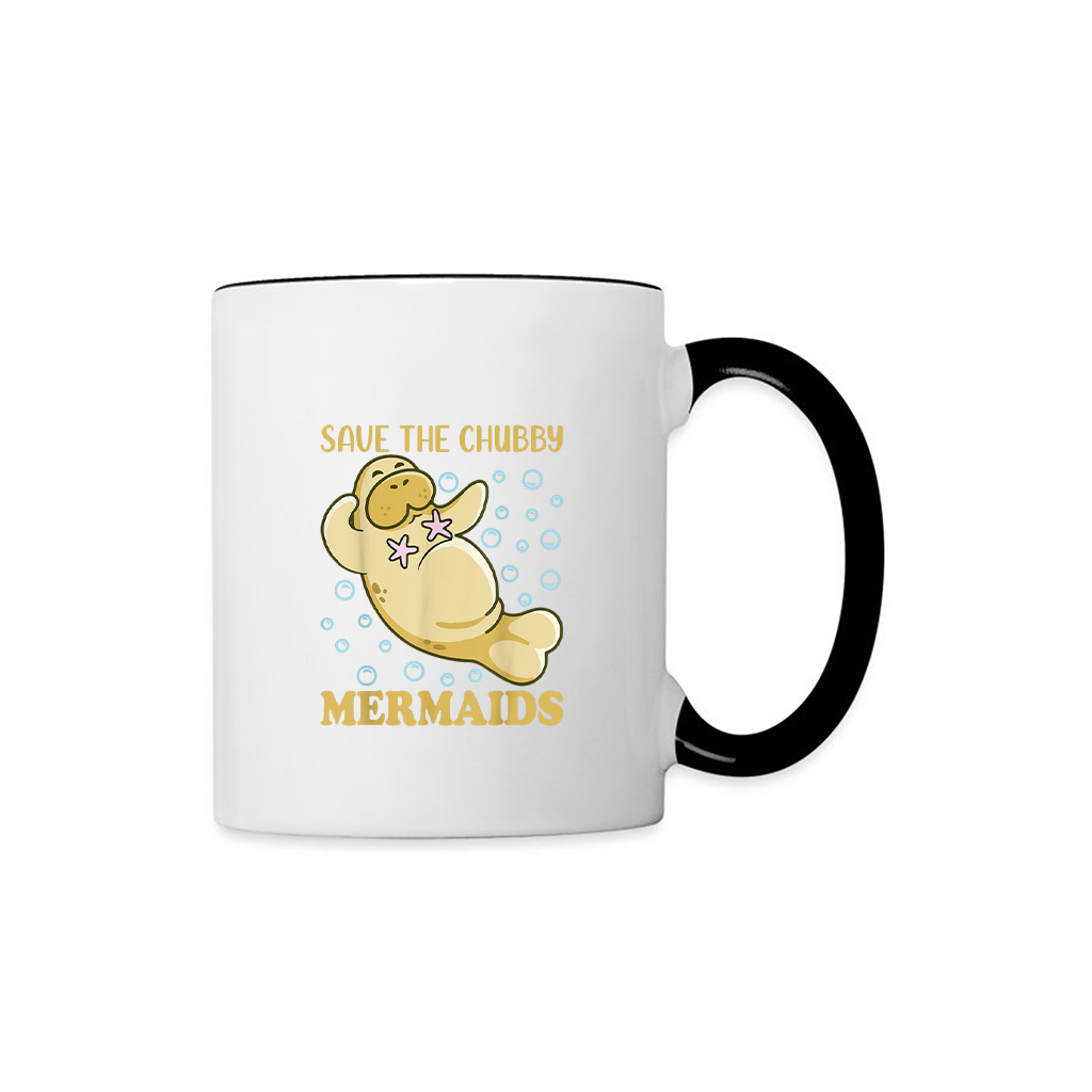 Save The Chubby Sea Cow Mermaids Manatee Floaty Potatoes Mug