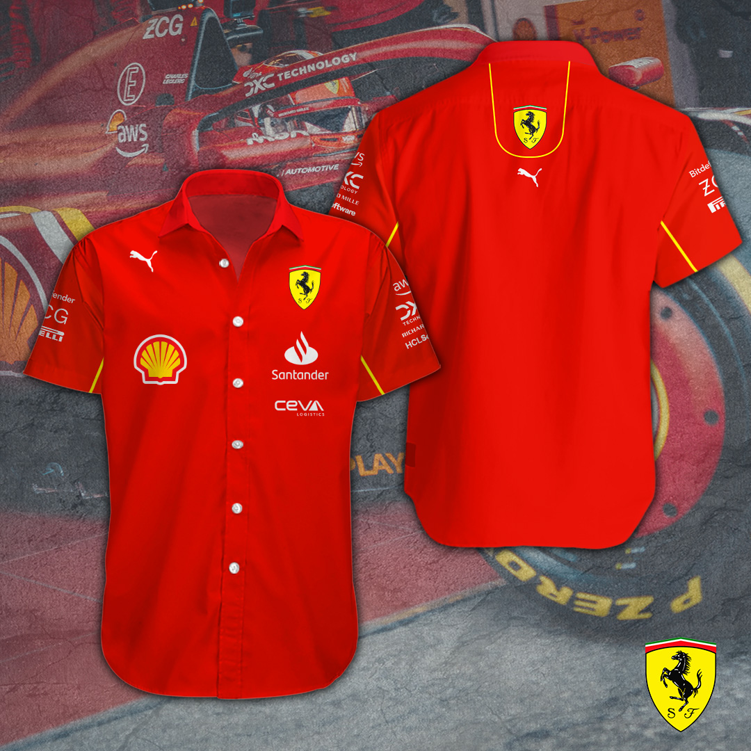 Scuderia Ferrari F1 Racing Hawaiian Shirt Gifts For Fans