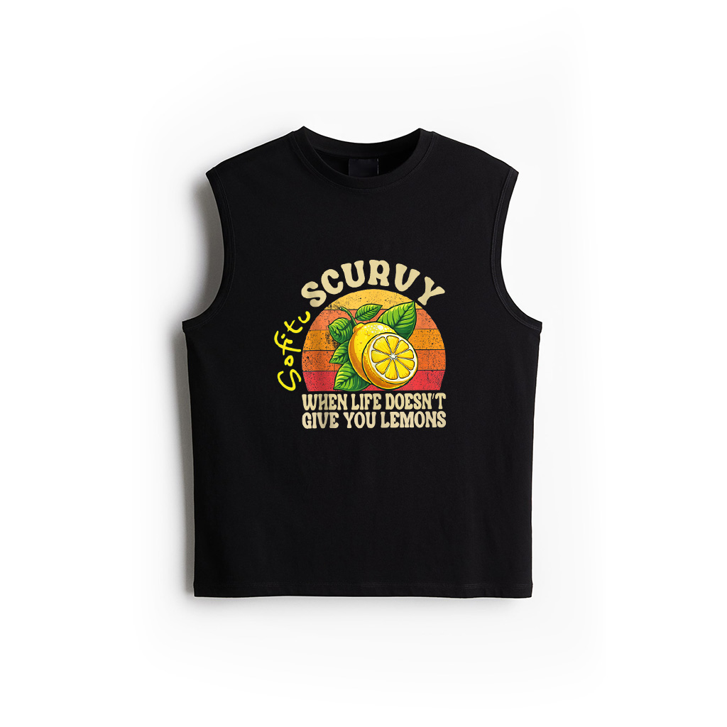 Scurvy When Life Doesn't Give You Lemons Vintage Fruit Tank Top