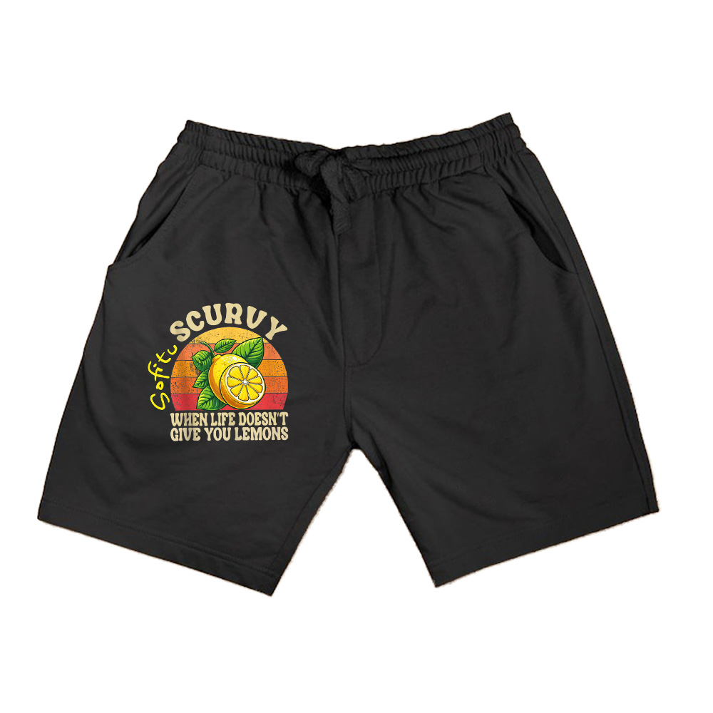Scurvy When Life Doesn't Give You Lemons Vintage Fruit Shorts