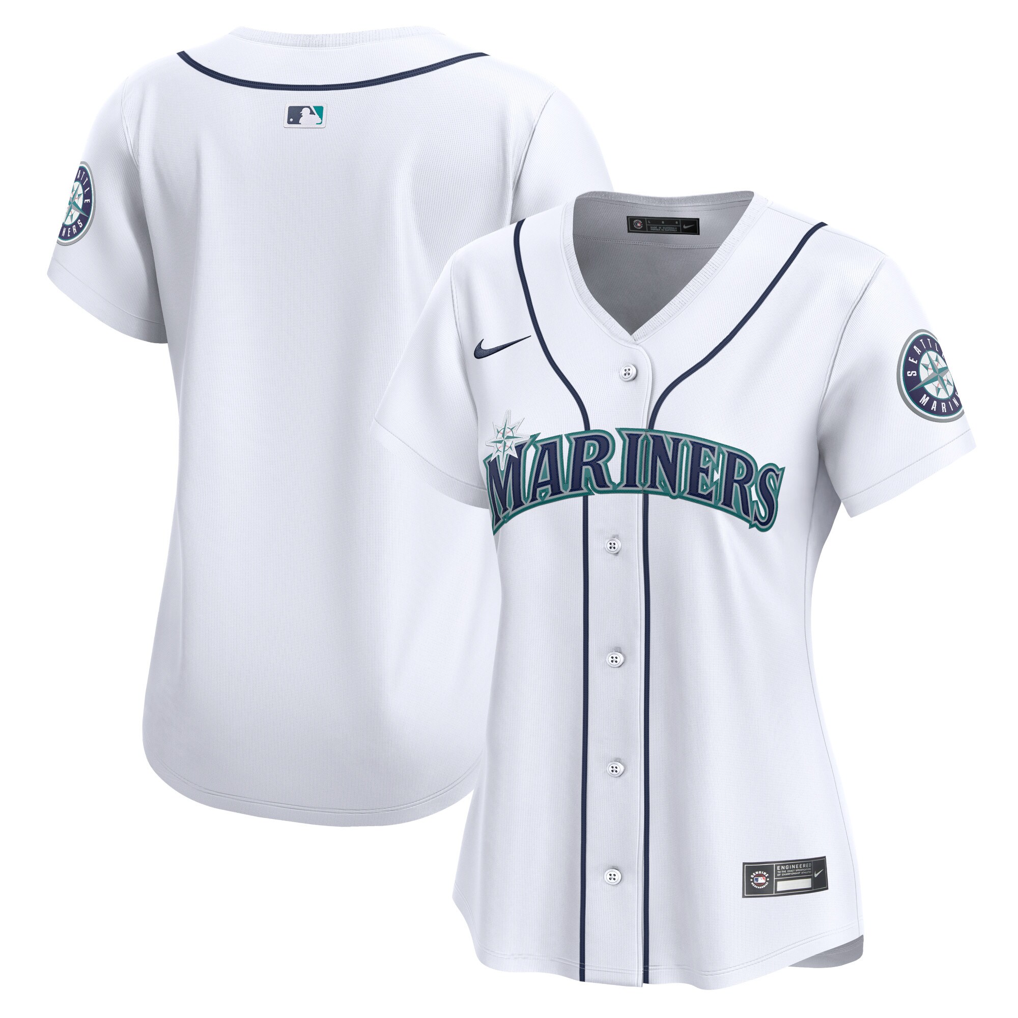Seattle Mariners Nike Womens Home Limited Jersey - White