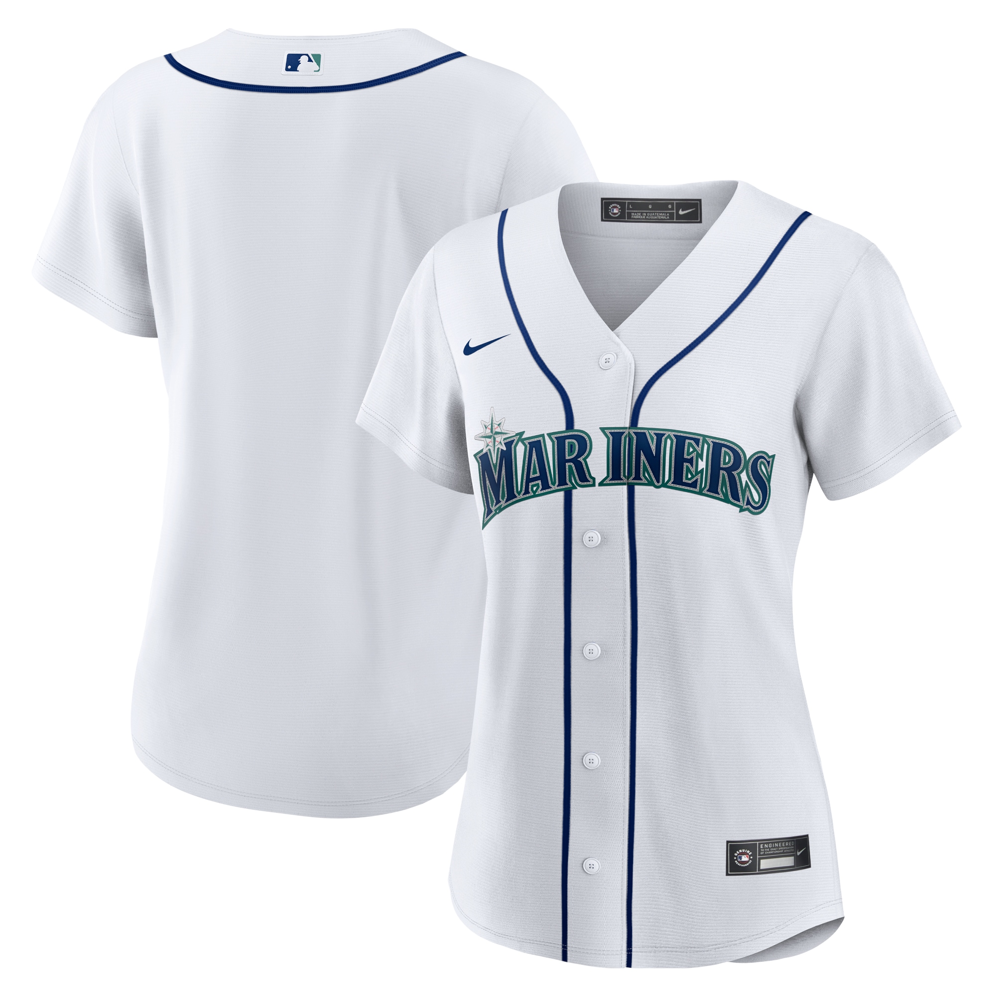 Seattle Mariners Nike Womens Home Replica Team Jersey - White