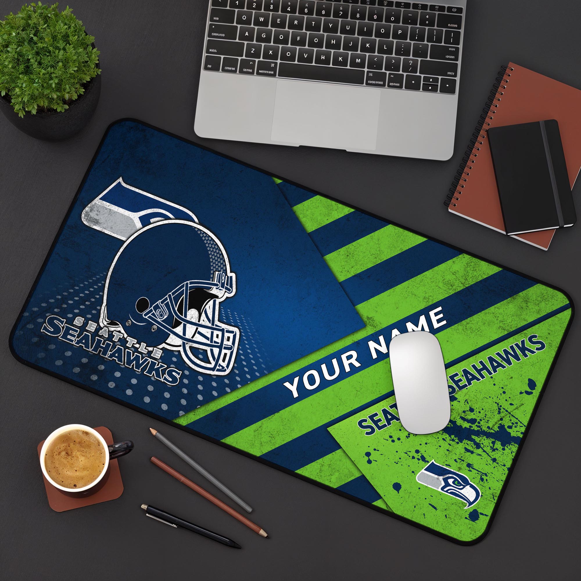 Seattle Seahawks 2025 Version Mouse Pad Custom Printed, Sport Team Mouse Pad, Sport Gift For Fans
