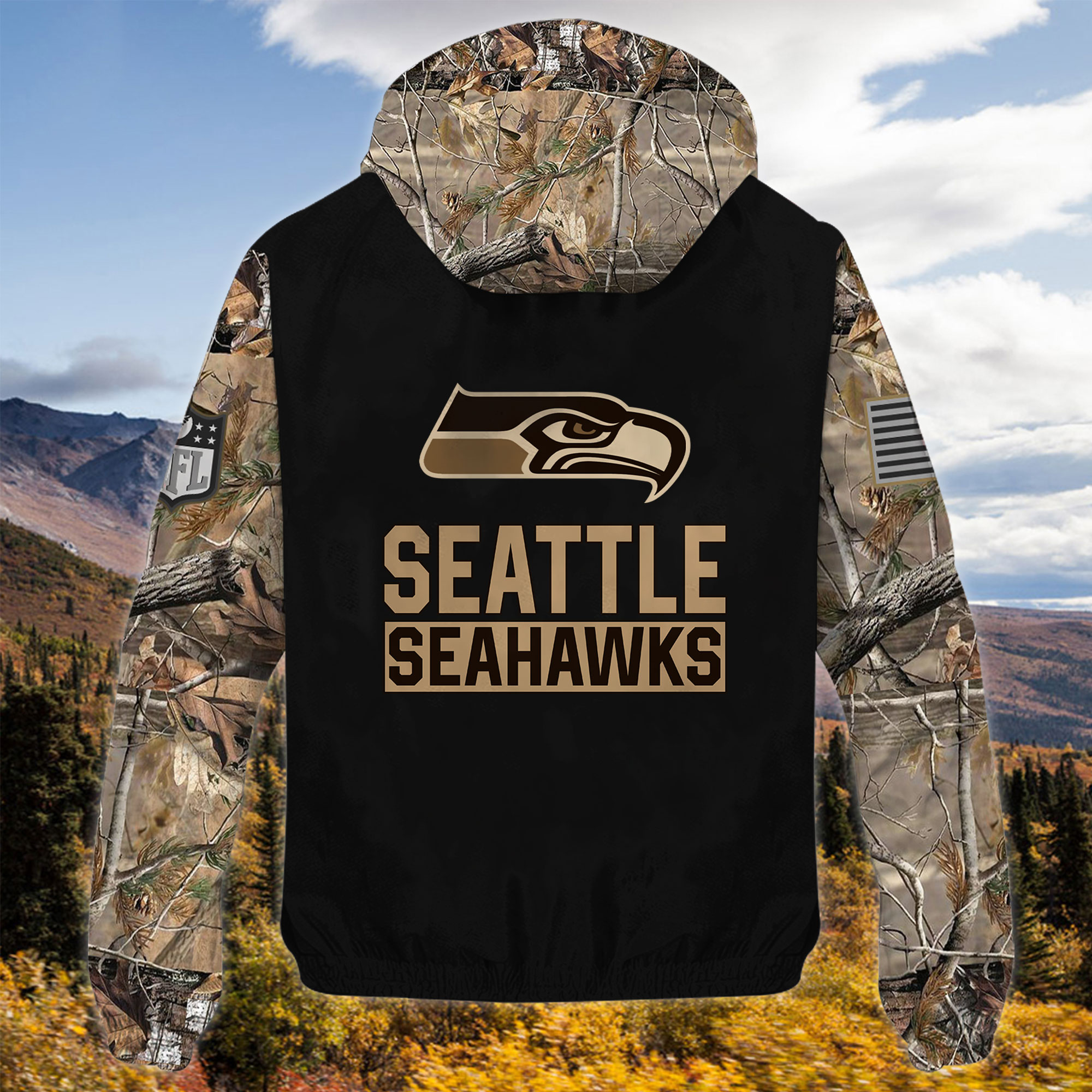 Seattle Seahawks NFL Personalized Style Windbreaker Jacket For Fans
