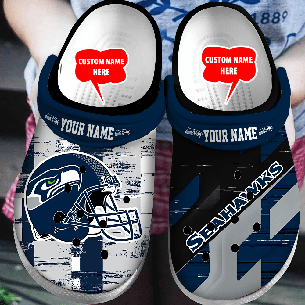 Seattle Seahawks Personalized Limited Clog BGCR428