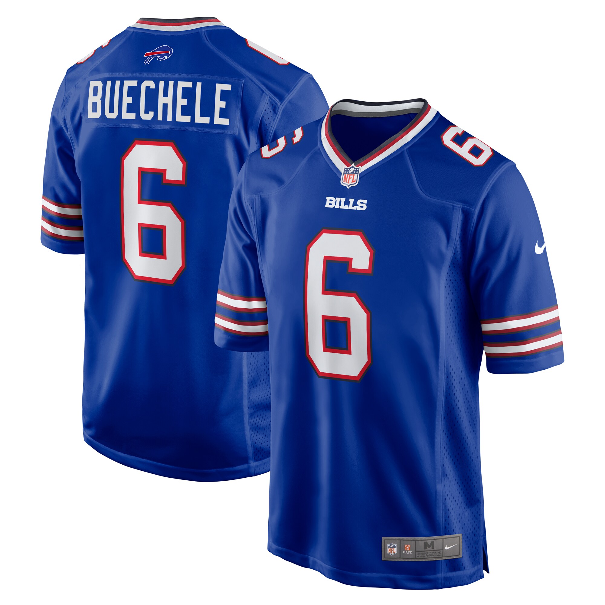 Shane Buechele Buffalo Bills Nike Team Game Jersey   Royal
