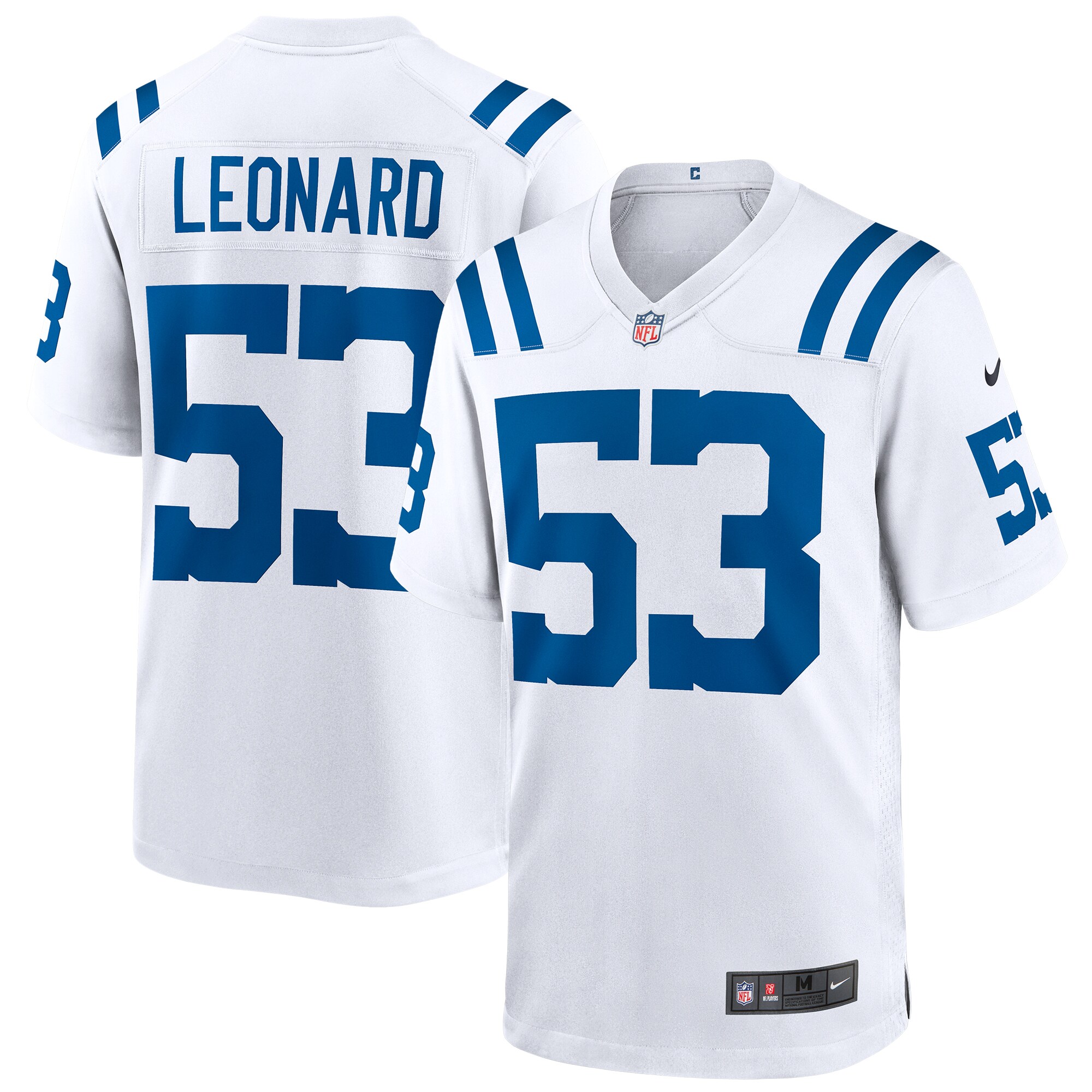 Shaquille Leonard Indianapolis Colts Nike Game Player Jersey   White