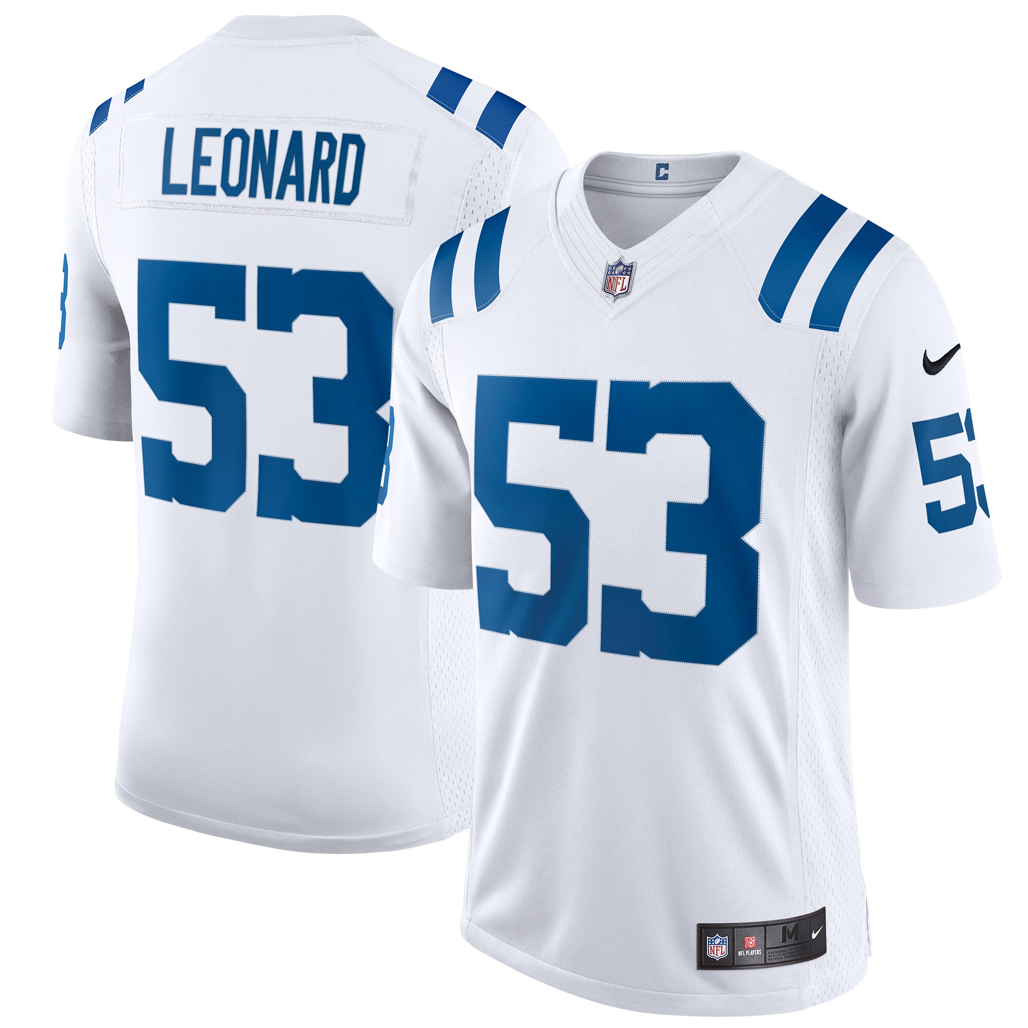 Shaquille Leonard Indianapolis Colts Nike Vapor Limited Jersey   White