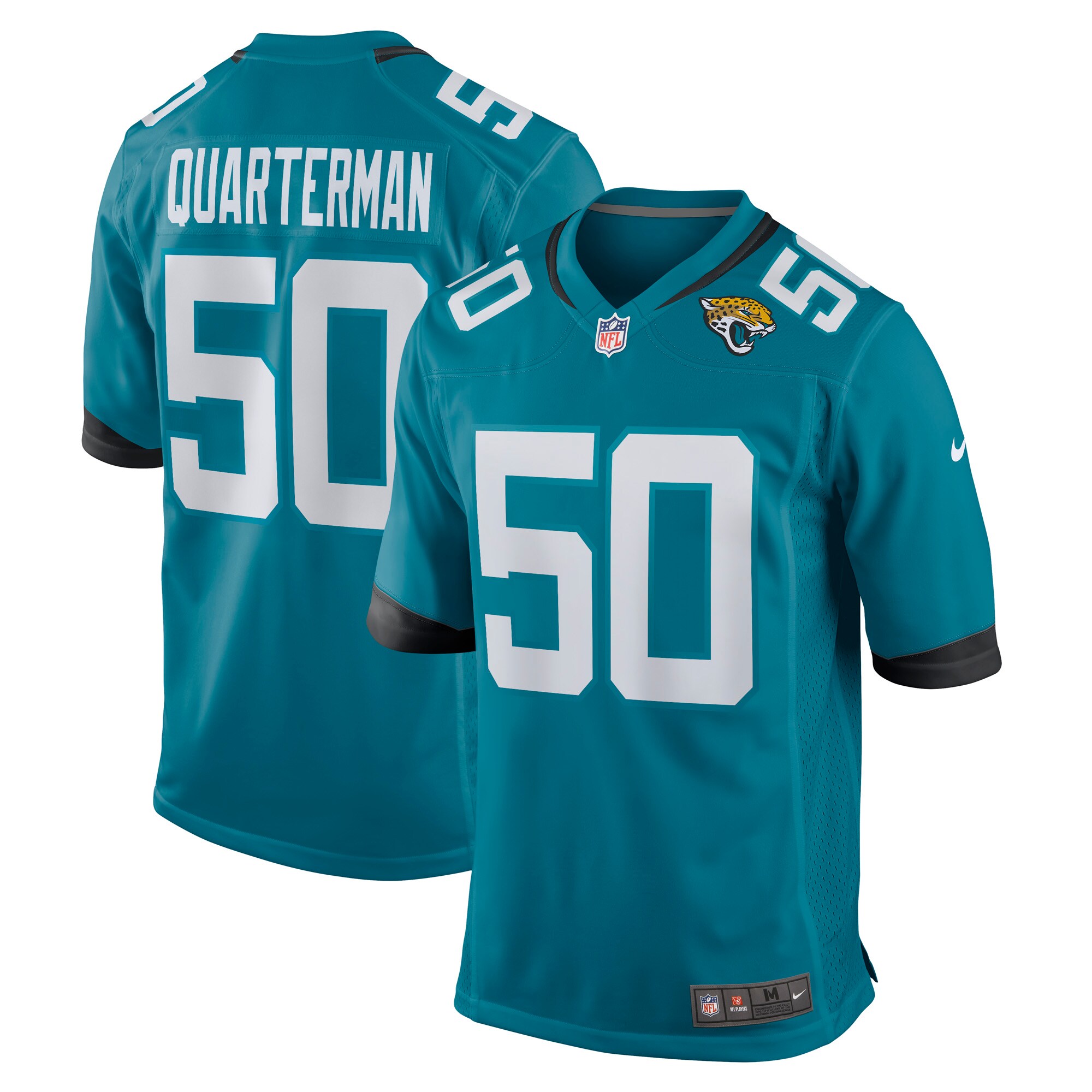 Shaquille Quarterman Jacksonville Jaguars Nike Game Jersey   Teal